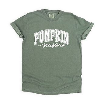 Pumpkin Season Bold Garment Dyed Tees