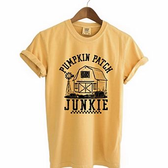 Pumpkin Patch Junkie Barn Garment Dyed Tees