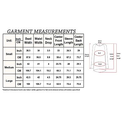 Women's Sequin Sparkle Long Sleeve Cuff Top