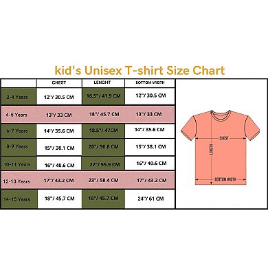 Crew Neck Casual Wear Cotton T-shirts For Children