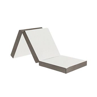 Continental Sleep, 3" Tri-folding Gel Memory Foam Portable Mattress, Breathable Mesh