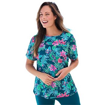 Swim 365 Women's Plus Size The Swim Tee