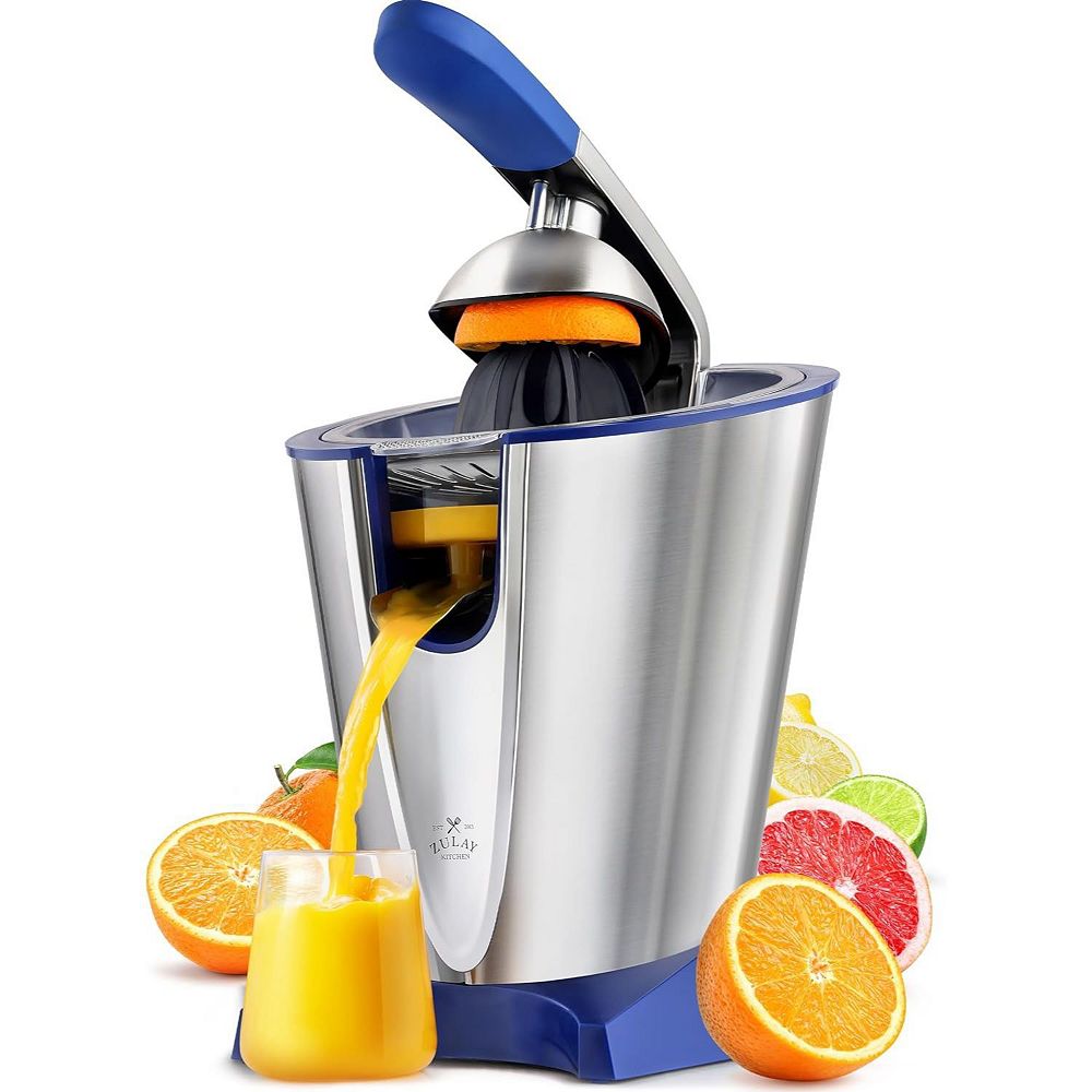 キッチン家電 Juice Citrus Juicer 600ml Powerful Electric Orange Juicer Squeezer - Stainless Steel, Soft