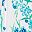White Blue Floral