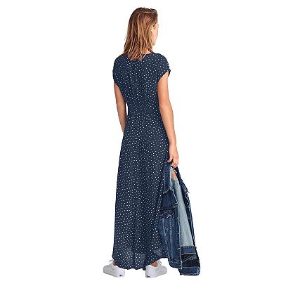 chinese dress ladies ellos Plus Size Tiered Cotton Maxi Dress main image 0