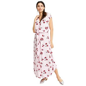 ellos Plus Size Tie-Front Maxi Dress