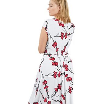 ellos Plus Size Tie-Front Maxi Dress