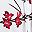 White Red Print