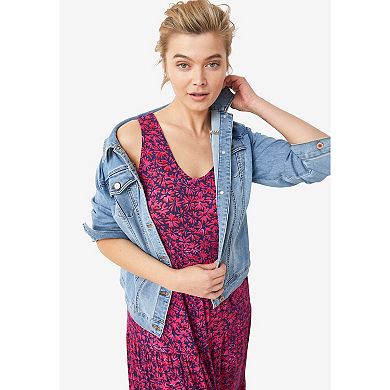 ellos Plus Size Tiered Maxi Dress