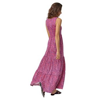 ellos Plus Size Tiered Maxi Dress