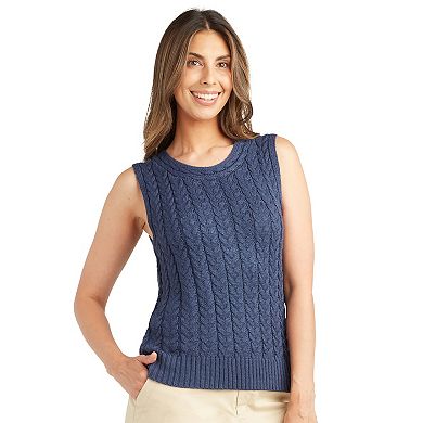 Women's AB Studio Cable Sweater Tank Top