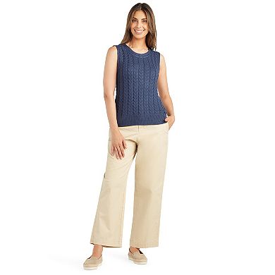 Women's AB Studio Cable Sweater Tank Top