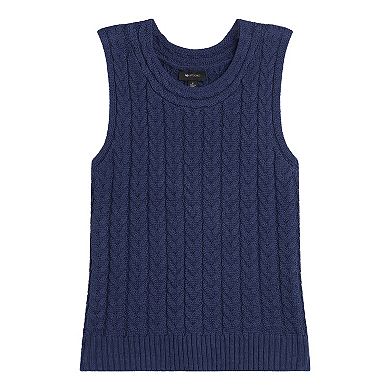 Women's AB Studio Cable Sweater Tank Top