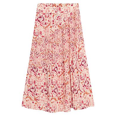 Women's AB Studio Asymmetrical Tiered Skirt