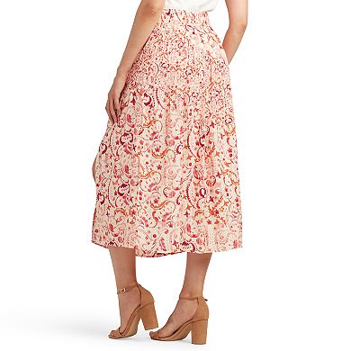 Women's AB Studio Asymmetrical Tiered Skirt
