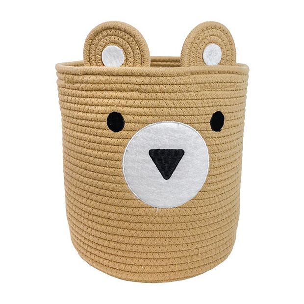 Little Darlings Bear Rope Bin Basket