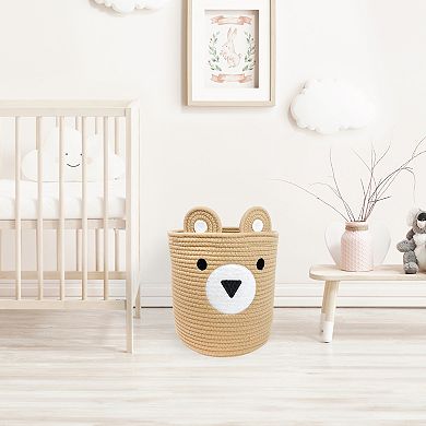 Little Darlings Bear Rope Bin Basket
