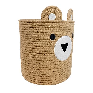 Little Darlings Bear Rope Bin Basket