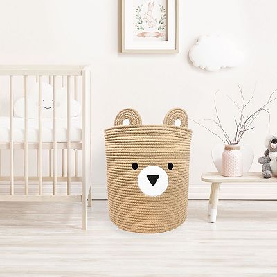 Little Darlings Bear Rope Bin Basket