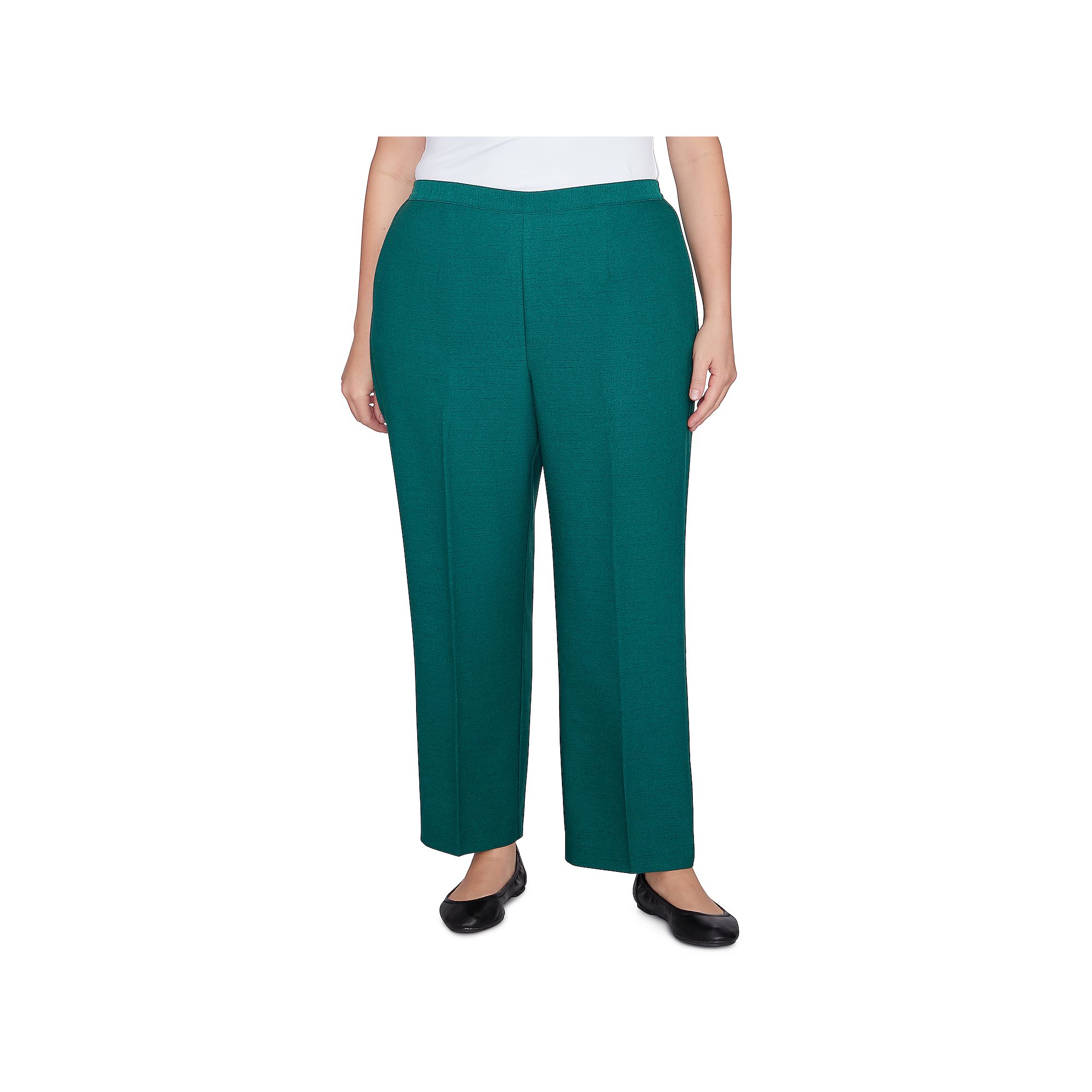 Plus Size Alfred Dunner Classic Emerald Short Pants, Womens, Size: 18W Sho