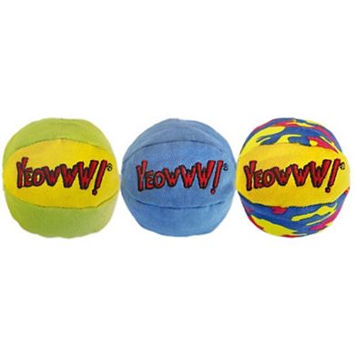 Yeowww My Cats Balls, 2 Packs With 3 Balls Per Pack