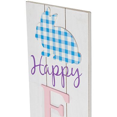 Northlight 36" Happy Easter Wooden Porch Board Sign Decoration
