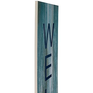 Northlight 35.75" Weathered Coastal "Welcome" Porch Board Sign Decoration