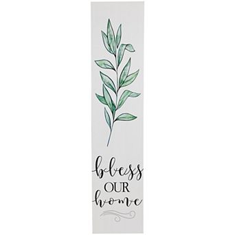 Northlight 36" Bless Our Home Wooden Porch Board Sign Decoration
