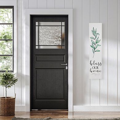 Northlight 36" Bless Our Home Wooden Porch Board Sign Decoration