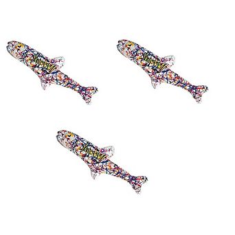 Yeowww Pollock Fish Catnip Toy , 3 Pack