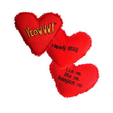 Yeowww Hearrrt Attack Catnip Toy- Bunnykick