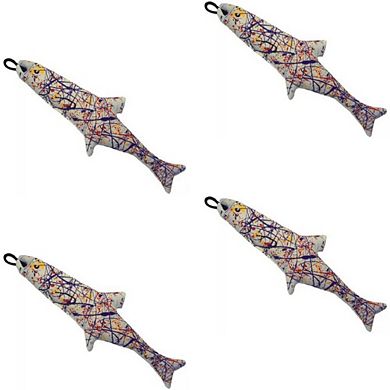 Yeowww! Catnip Pollock Fish 4 Pack Pure Leaf & Flowertop Cat And Kitten Toy