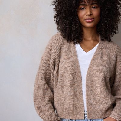 Petite LC Lauren Conrad Open Front Cropped Cardigan