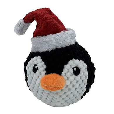 Petlou Penguin And Elf Christmas Ez Squeaky Twin Ball