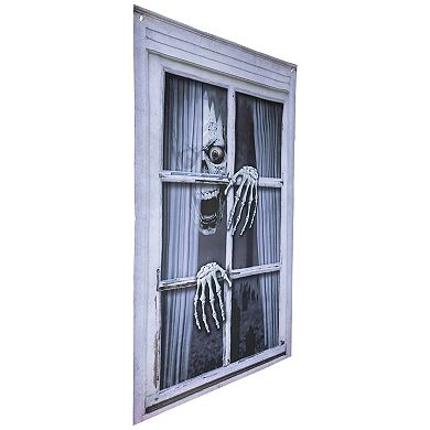 Northlight Scary Skeleton Fake Window Halloween Decoration