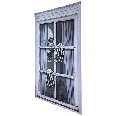 Northlight Scary Skeleton Fake Window Halloween Decoration