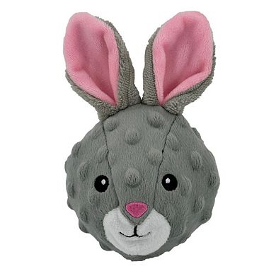 Petlou Rabbit Ez Squeaky Ball - Set Of 2 (4-inch Width)