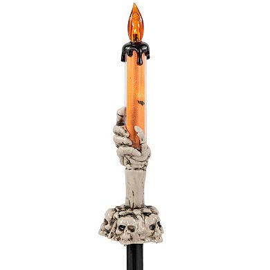 Northlight LED Lighted Skeleton Candle Halloween Decorations Set of 6