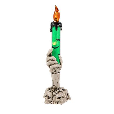 Northlight LED Lighted Skeleton Hand Halloween Candles Set of 3