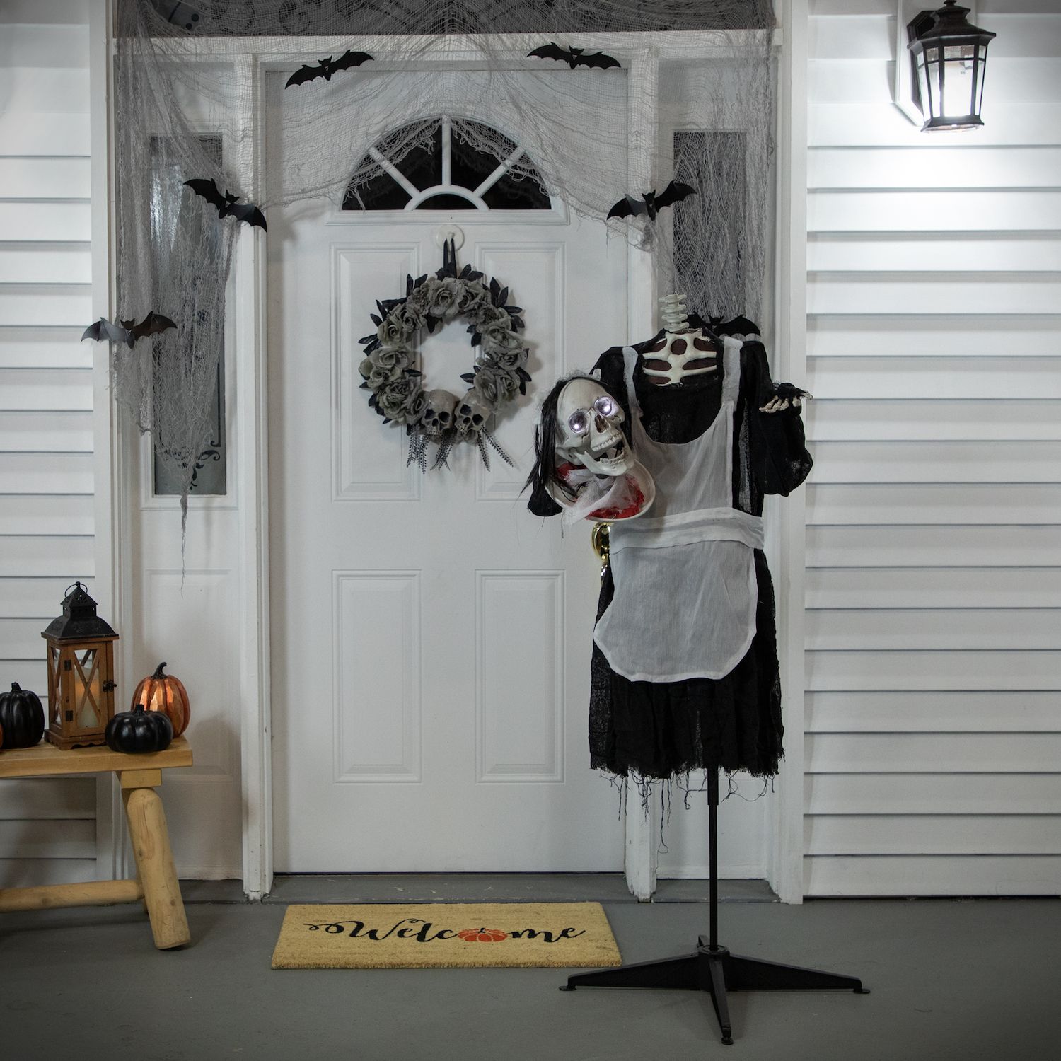 Northlight Skeleton Maid Halloween Decoration - Thumbnail 3