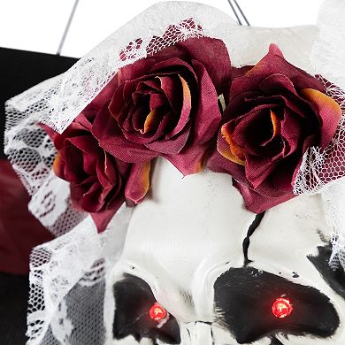 Northlight Lighted Vampire Couple With Sound Halloween Hanging Decor