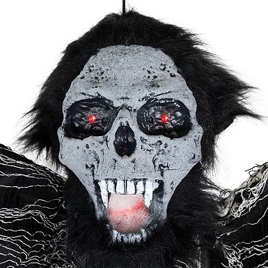 Northlight Animated Zombie Vampire With Lights & Sound Halloween Hanging Decor