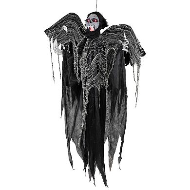 Northlight Animated Zombie Vampire With Lights & Sound Halloween Hanging Decor