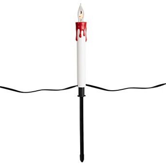 Northlight Lighted Flickering Halloween Candle Pathway Marker Lights