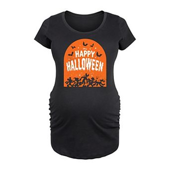 Disney's Mickey Mouse & Friends Maternity Happy Halloween Group Graphic Tee