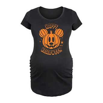 Disney's Mickey Mouse Maternity Pumpkin Graphic Tee