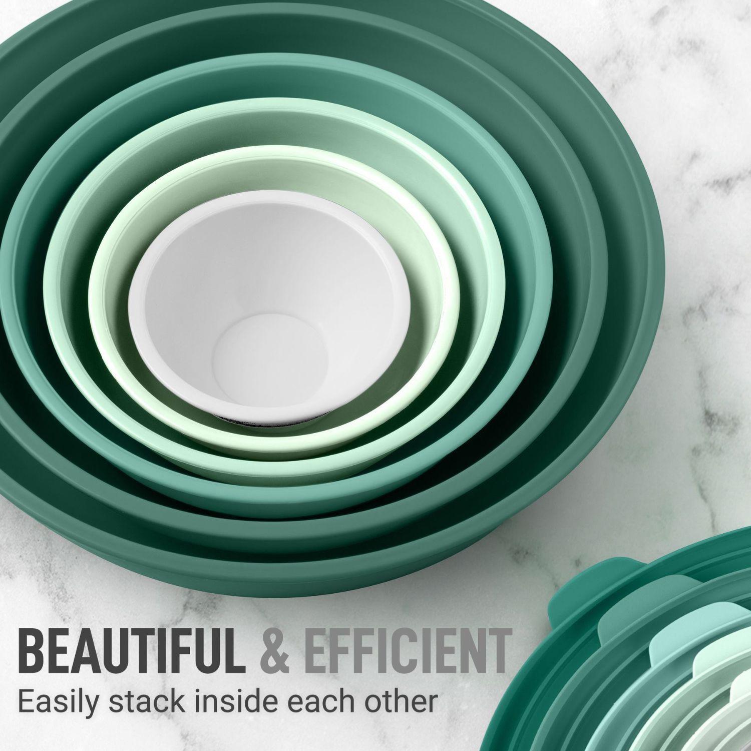 Zulay Kitchen Nesting Mixing Bowls - Thumbnail 4