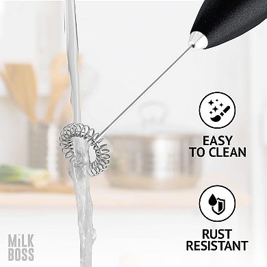 Zulay Kitchen Matcha Whisk - Handheld Electric Stirrer By Milk Boss