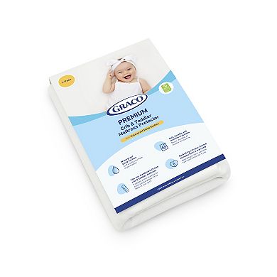 Graco Premium Waterproof Crib and Toddler Mattress Protector