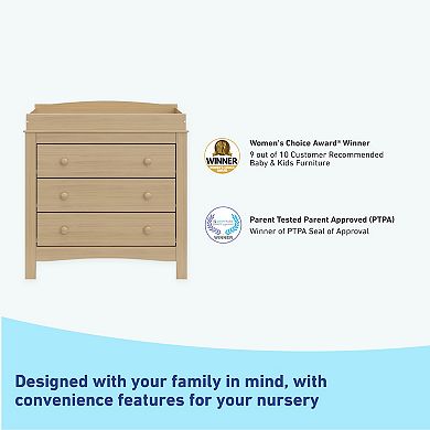 Graco Noah 3 Drawer Chest with Changing Topper